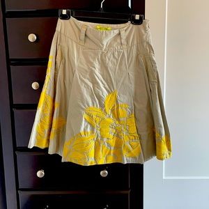 Pleated Anthropologie skirt